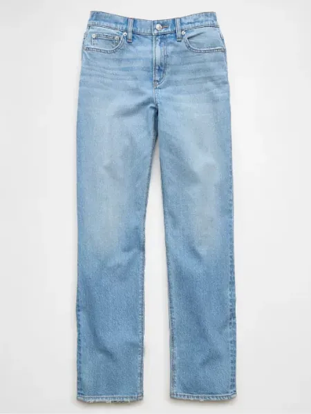 Straight Leg Blue Denim